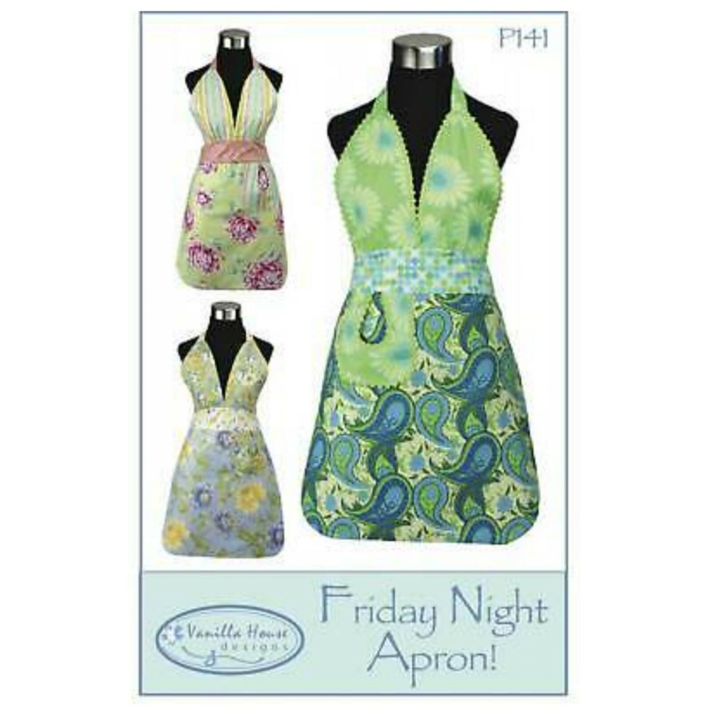 VANILLA HOUSE "FRIDAY NIGHT APRON P141" Sewing Pattern‎
